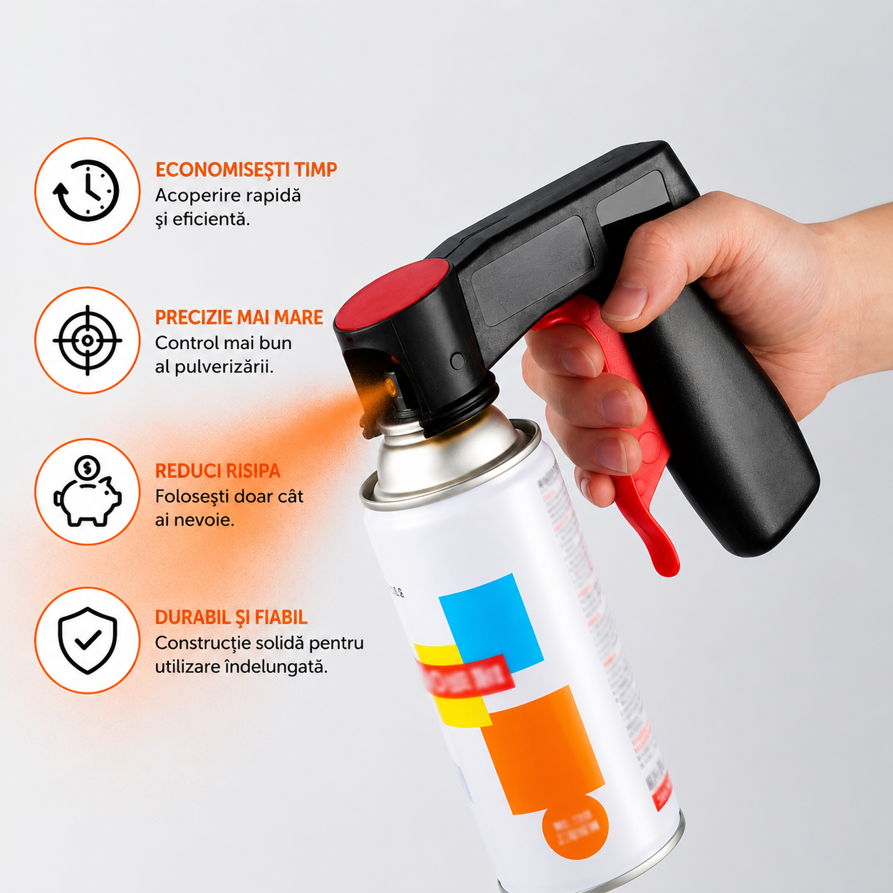 Pistol Universal pentru Tuburi Spray
