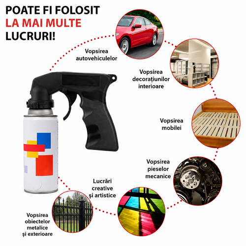 Pistol Universal pentru Tuburi Spray