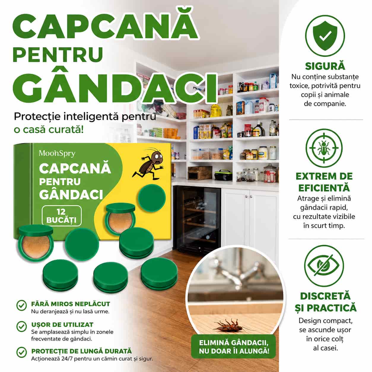 Capcana pentru gandaci