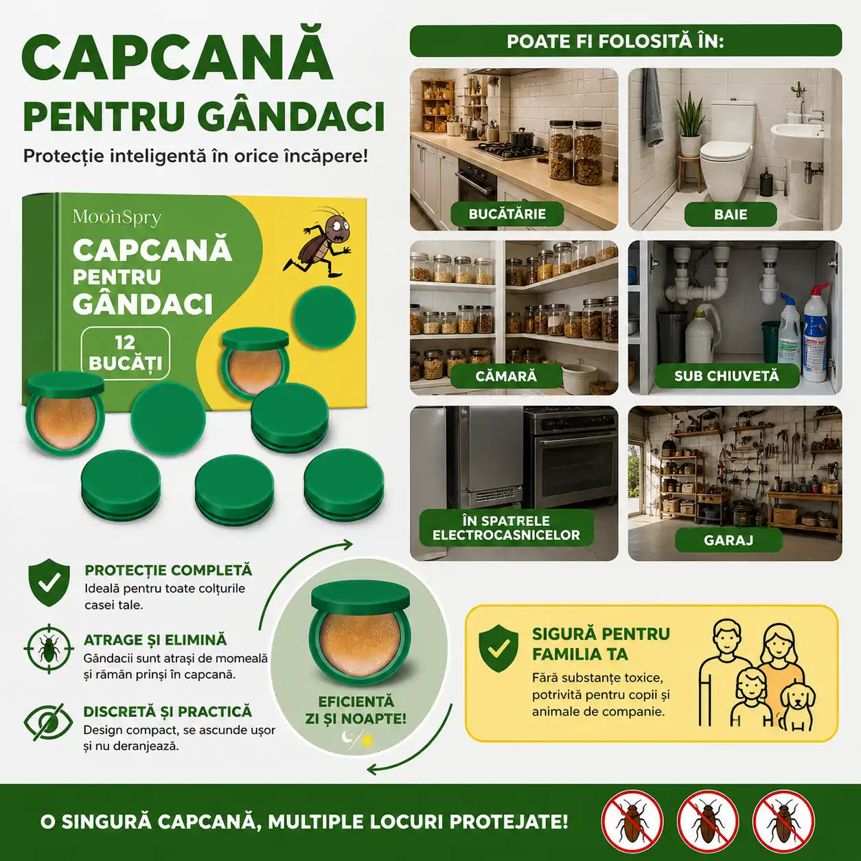 Capcana pentru gandaci