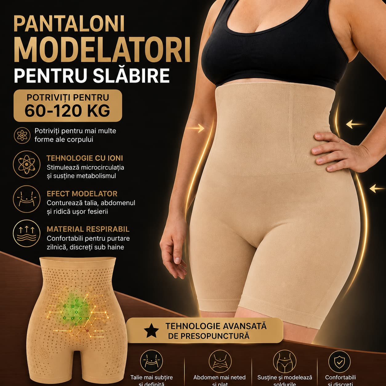 Pantaloni modelatori pentru slăbire