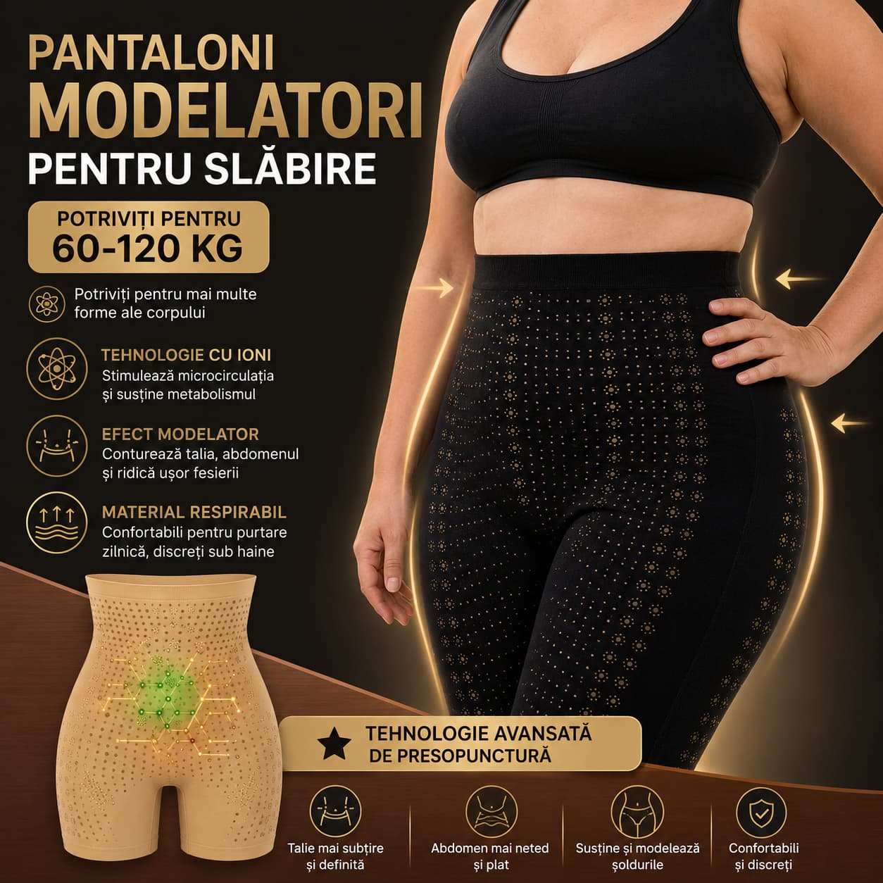 Pantaloni modelatori pentru slăbire
