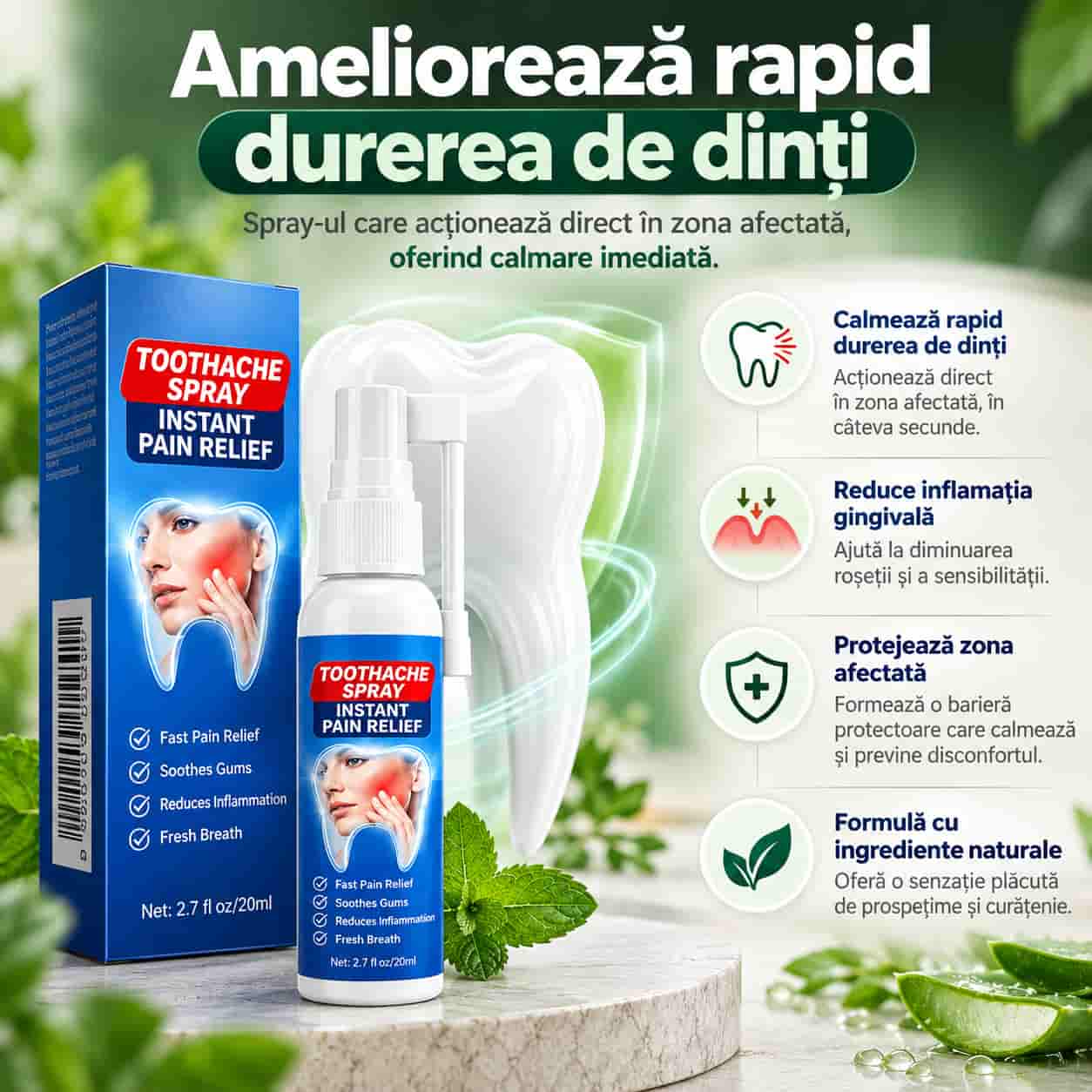 Nu suporta durerea. Aplică direct în zona care te supără!