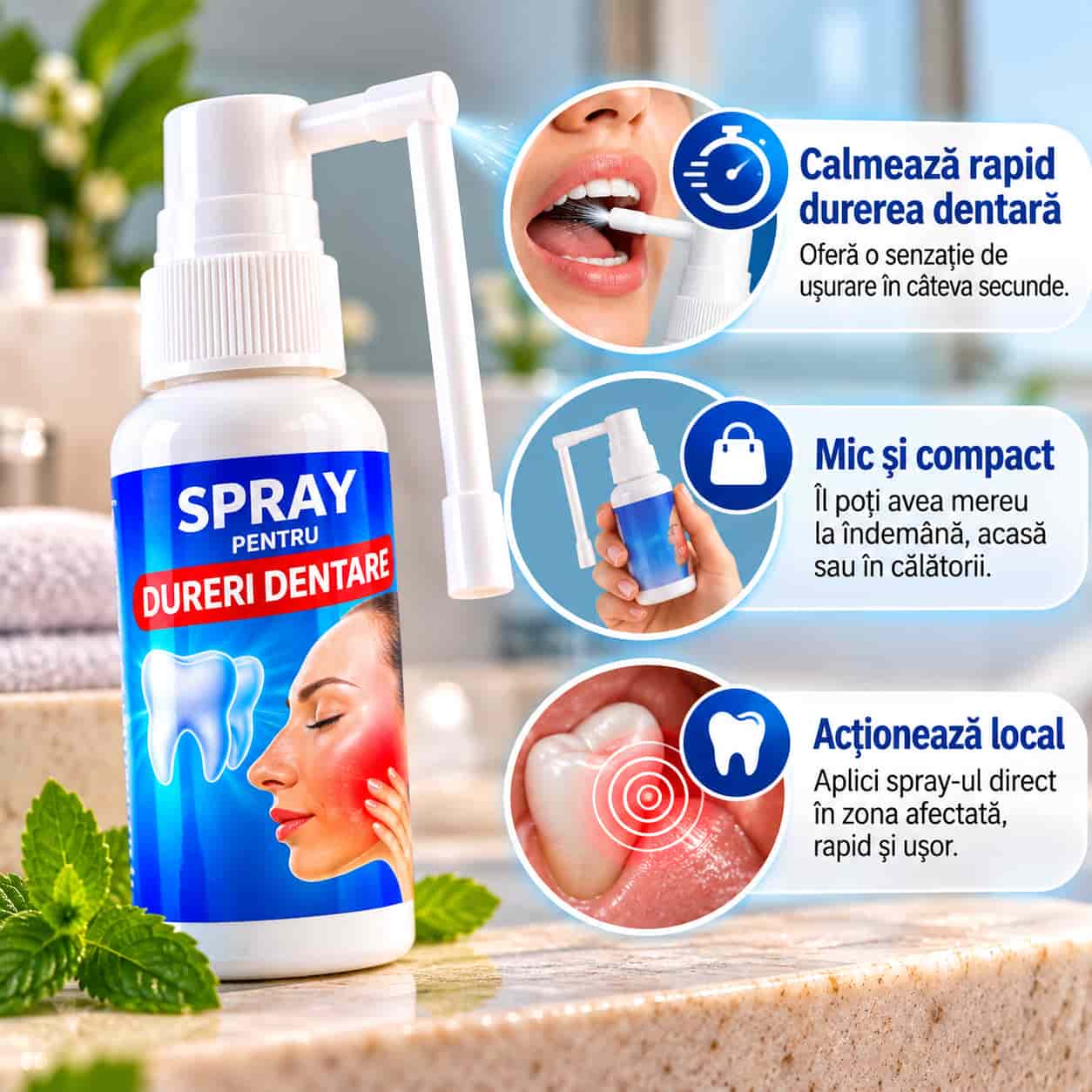 Nu suporta durerea. Aplică direct în zona care te supără!