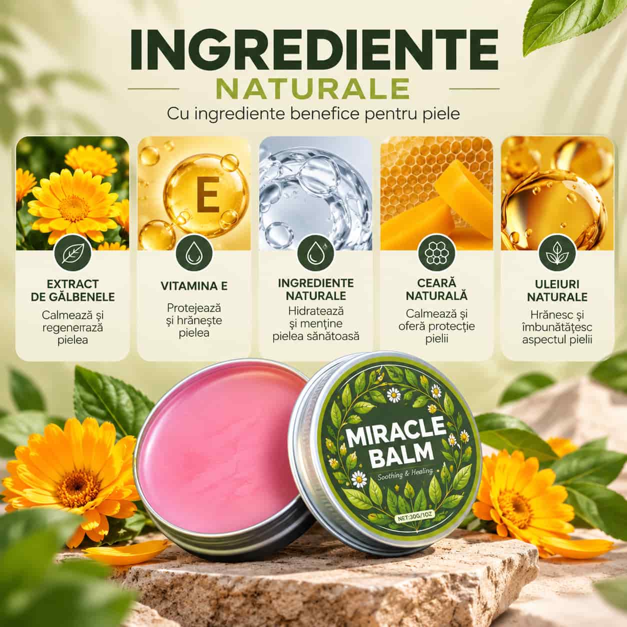 Dureri musculare sau articulare? Redescoperă confortul cu Miracle Balm! 🌿