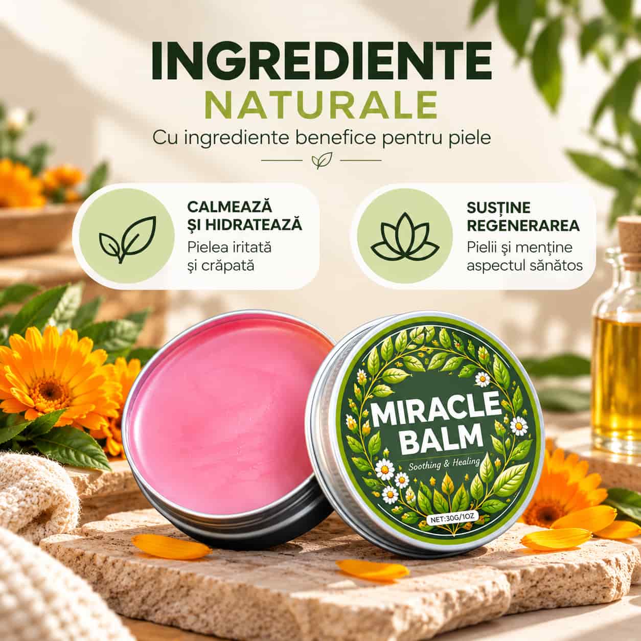 Dureri musculare sau articulare? Redescoperă confortul cu Miracle Balm! 🌿