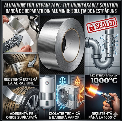 Bandă de Etanșare Impermeabilă – Reparații Rapide Fără Costuri Mari (1+1 GRATIS)