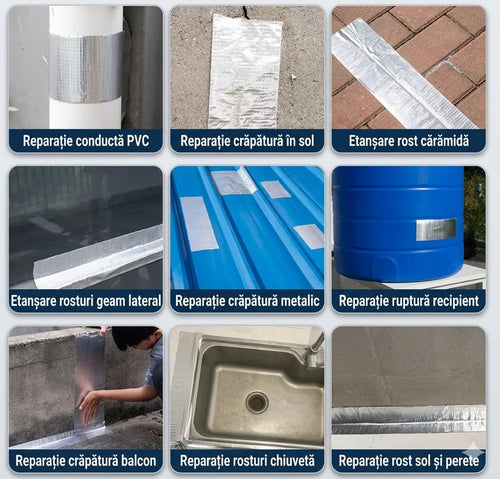 Bandă de Etanșare Impermeabilă – Reparații Rapide Fără Costuri Mari